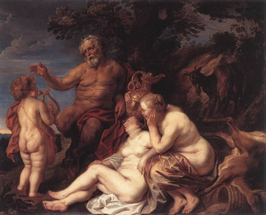 Jordaens Jacob - Education de Jupiter.jpg